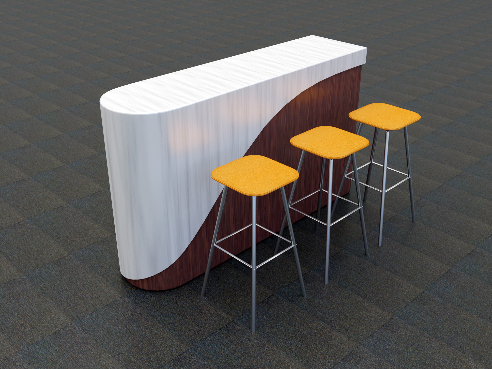 Reception Table and Stool